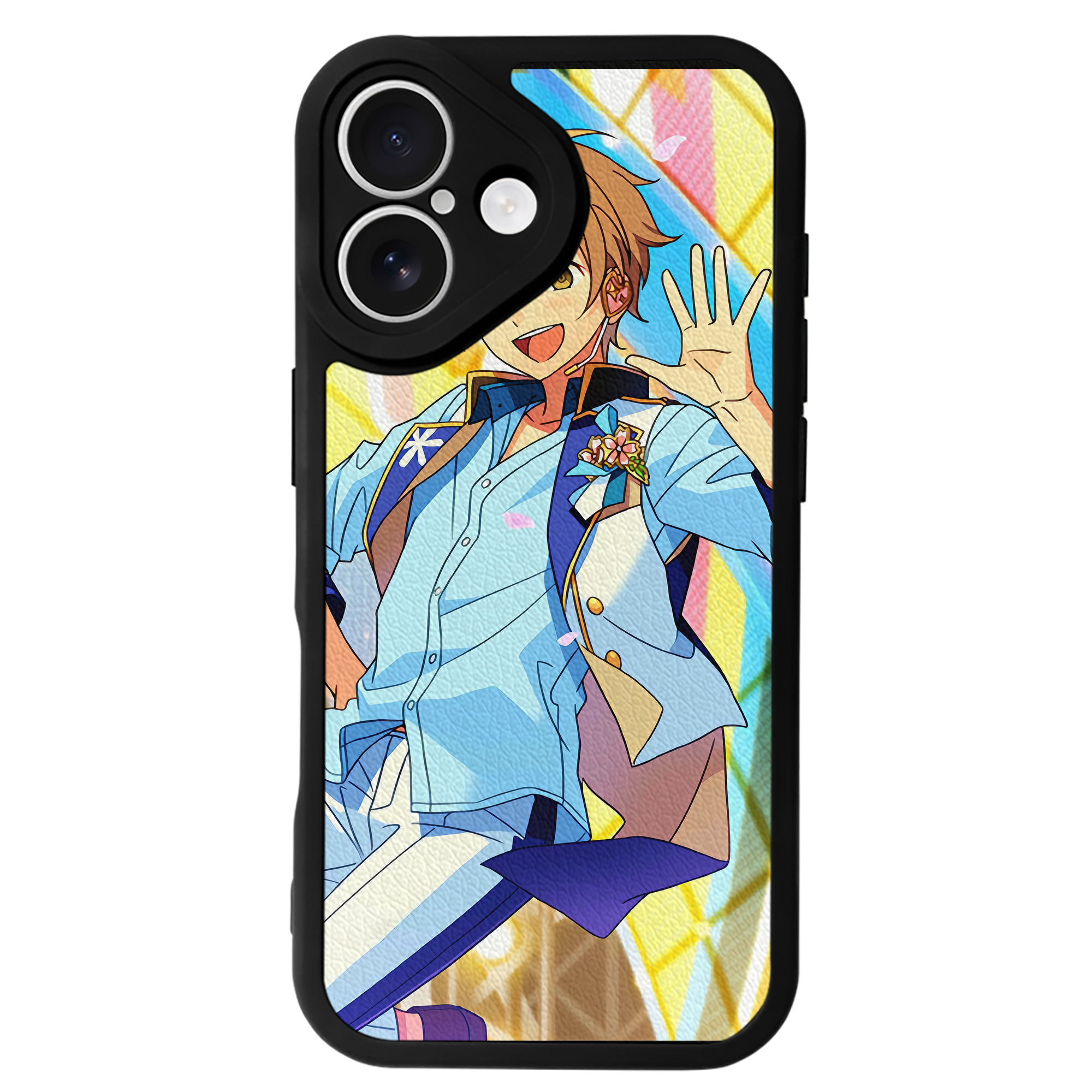 （画像用） あんさんぶるスターズ! Ensemble Stars 【iPhone 16シリーズ対応】シリコンスマホケース（レザー調） 材質：シリコン